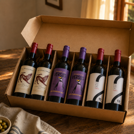 Budget Red Wine Box.