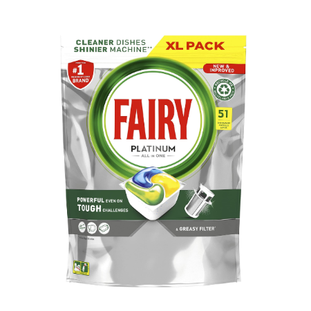 Fairy Platinum Plus Dishwasher Tablets XL Pack