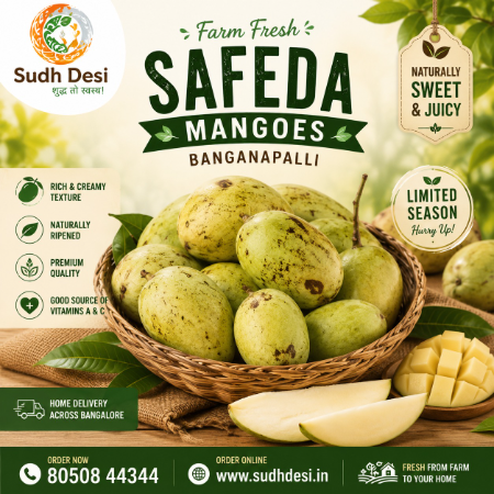 Safeda mango - Natural