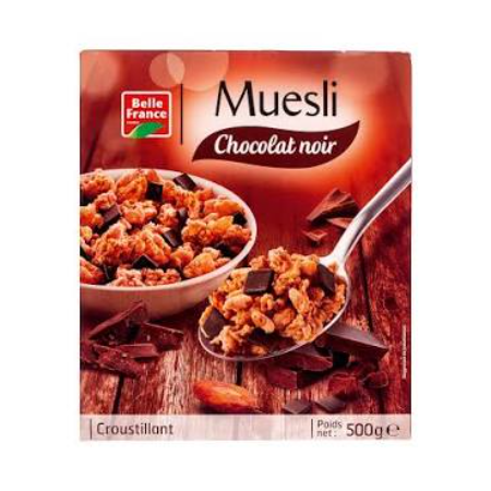 Belle France Dark Chocolate Muesli 500g