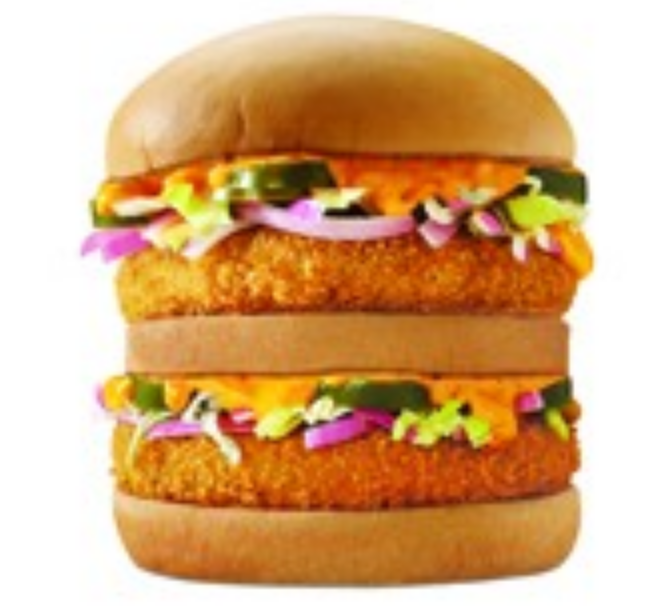 DOUBBLE DECAR BURGER VEG