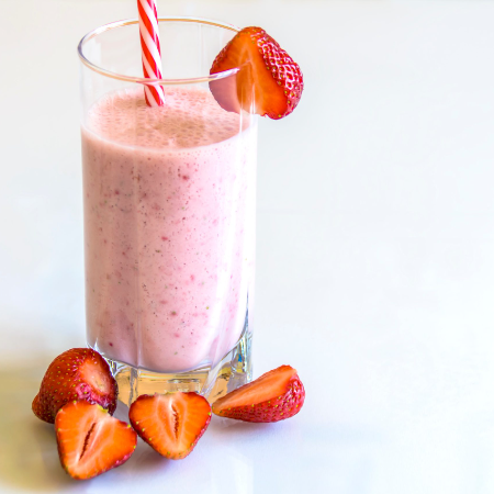 STRAW BERRY MILK SHAKE 