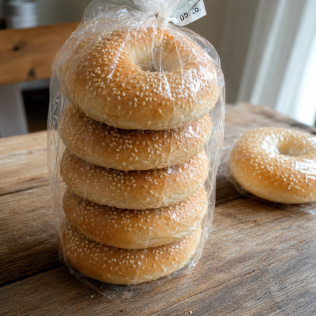 Frozen Pre-Baked Sesame Bagel 6pc