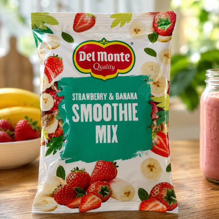 Del Monte Strawberry & Banana Smoothie Mix 500g