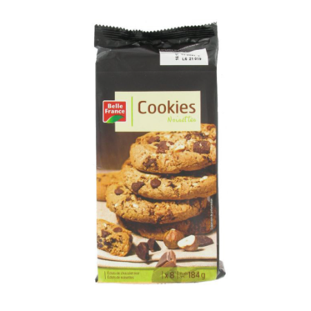 Belle France Dark Chocolate Hazelnut Cookies 184g
