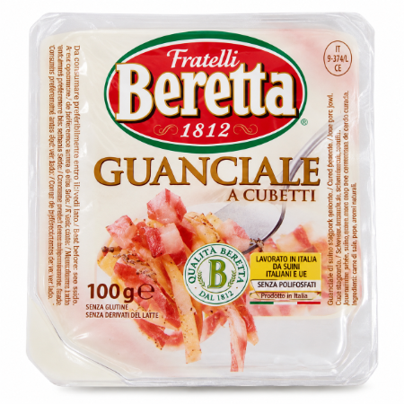 Beretta Guanciale A Cubetti 100g