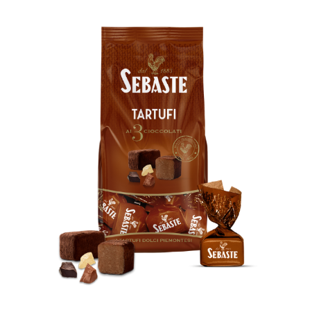 Sebaste Tartufi ai 3 Cioccolati 180g