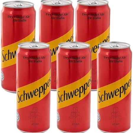 Schweppes Ginger Ale 330ml x 6