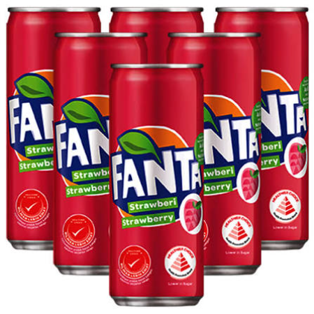 Fanta Strawberry 320ml x 6