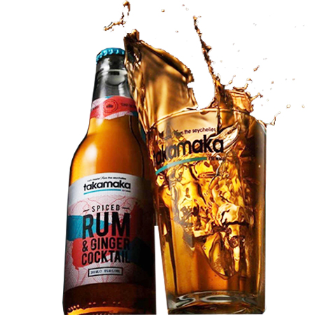 Takamaka Spiced and Ginger Rum (280ml x 24)