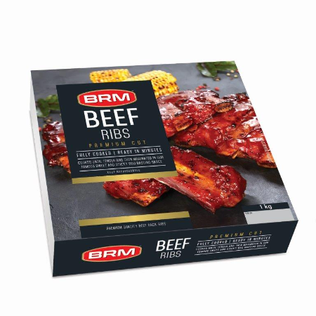BRM Beef ribs in BBQ sauce (1 kg)