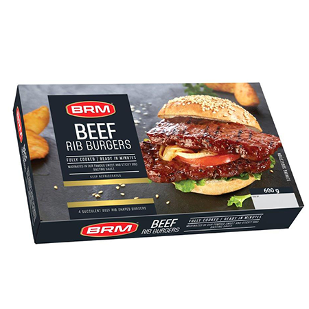 BRM Beef rib Burgers (600g)