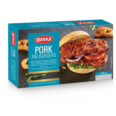 BRM Pork Rib Burgers (600g)