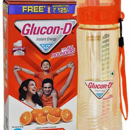 GLUCON-D ORANGE 1 KG bottle free