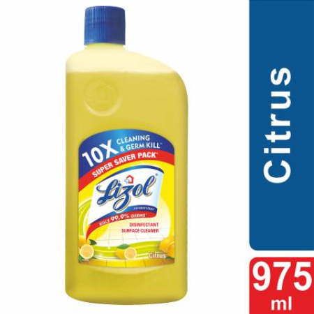 Lizol Citrus Disinfectant Surface Cleaner-975 ml