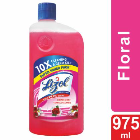 Lizol Floral Disinfectant Surface Cleaner 975 ml