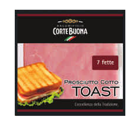 Corte Buona Prosciutto Cotto Toast 100g