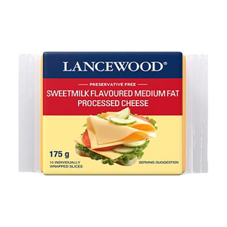 Processed Cheese sliced Sweetmilk Lancewood (10 slices)