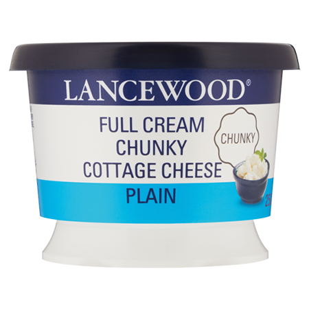 Lancewood Chunky Full Cream Cottage Cheese 250g