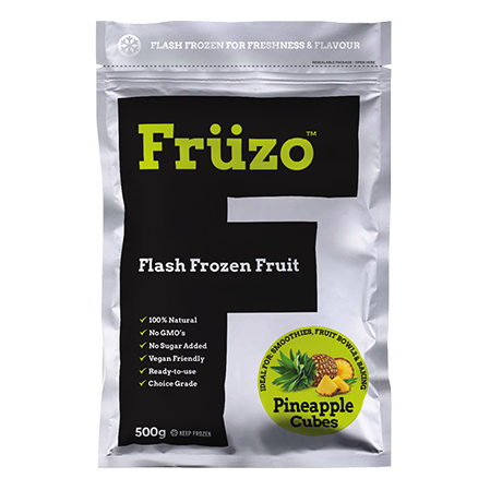 Frozen Pineapple cubes Fruzo (500g)