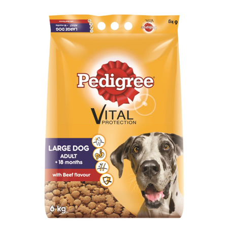 Pedigree Beef Flavor For Large Dog (6kg)