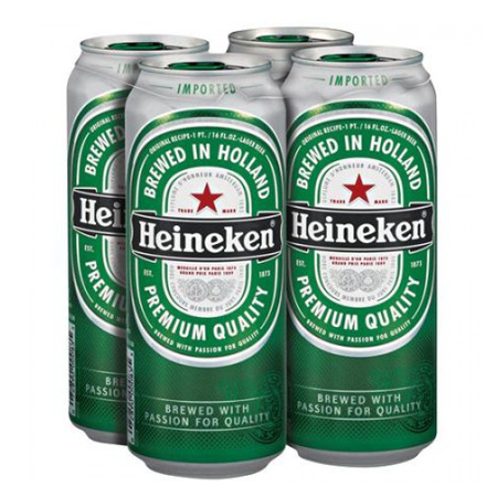Heineken Beer 500ml x4