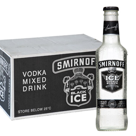 Smirnoff Black Ice Vodka (280ml x 24)