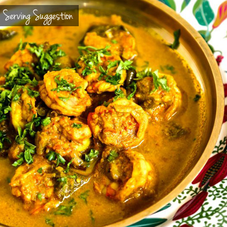 Traditional Creole Shrimp Curry (225g)