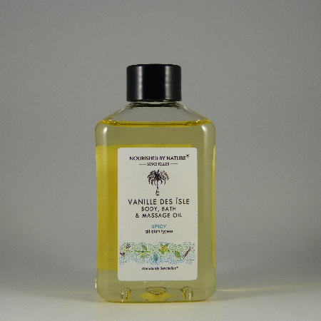 Vanille des isle Spicy Bath, Body & Massage Oil (150ml)