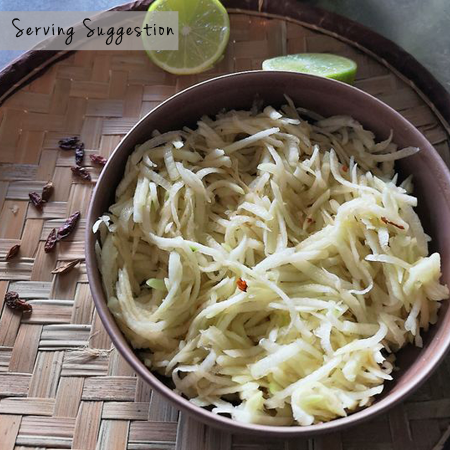 Green papaya Chatini - perfect with your curry (100g)