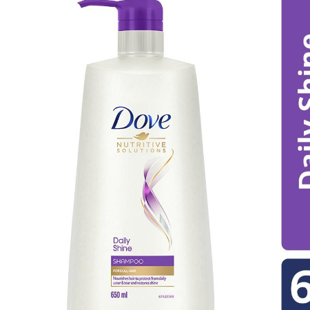 Dove Daily Shine Shampoo-650ML