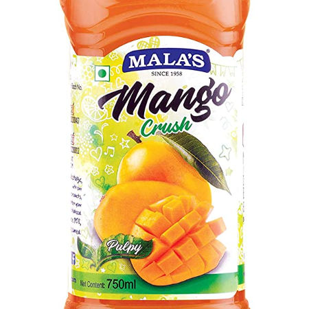 MALA'S MANGO CRUSH-750ML