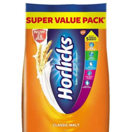 Horlicks Health Drink Sachet and Super Value Pack