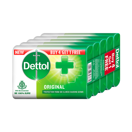 Dettol Soap Original Buy 4 Get 1 Free