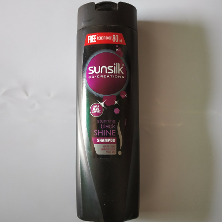 Sunsilk Black Shampoo-180ML Free Sunsilk Nourishing & Smooth Conditioner-80ml