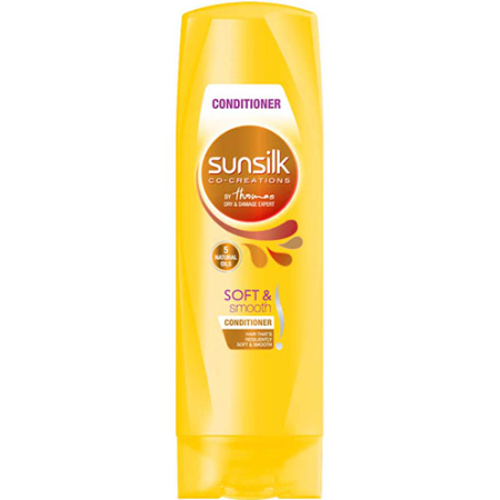 Sunsilk Black Shampoo-180ML Free Sunsilk Nourishing & Smooth Conditioner-80ml