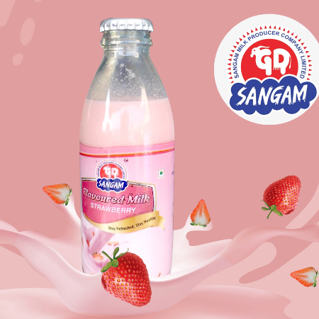 Sangam Strawberry Flavoured Milk