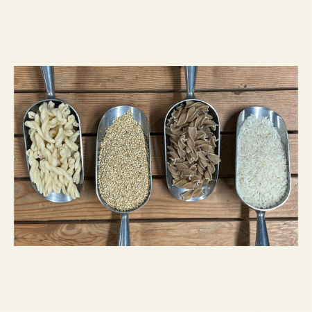 Rice, pasta and grains