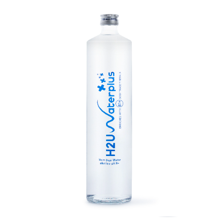Glass Bottle H2UWater Plus pH 8+ 750ml