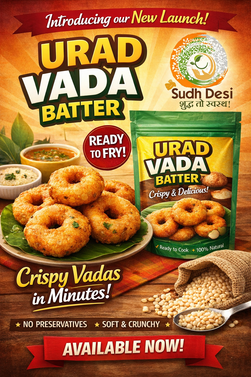 Urad Vada Batter